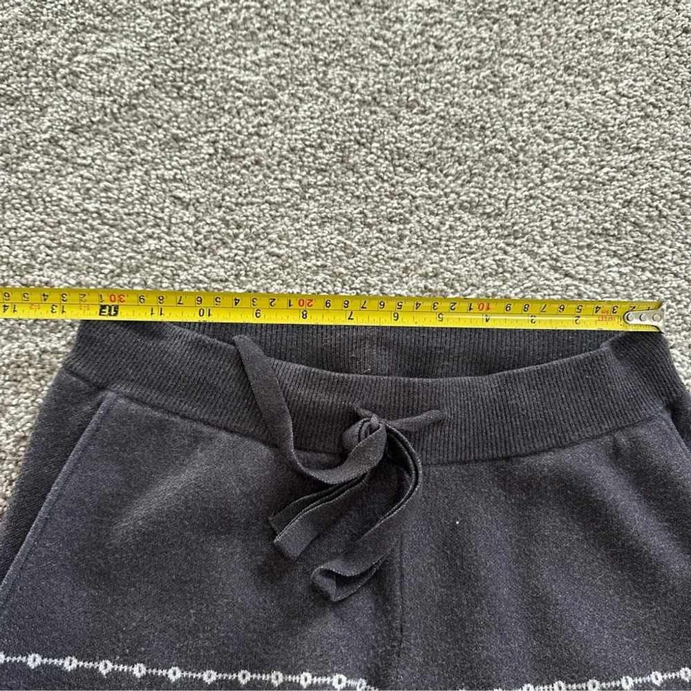 Joie Geometric Print Knit Joggers Sweatpants Grey Size Small Loungewear - Picture 12 of 13